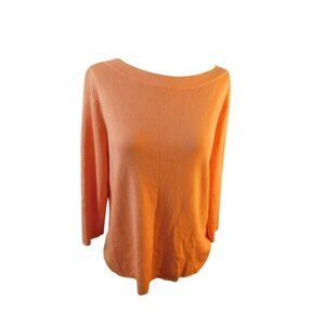 Talbots Size XLP Petite Peach  Knit 3/4 Sleeve Elegant Top